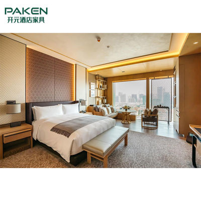 品質  Hotel High Glossy Finish Queen Size Bedroom Suites 工場