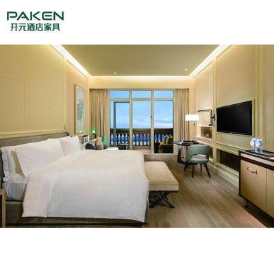 流行の5つの星のホテルの寝室の家具セット、贅沢な家具製造販売業の寝室続きの家具