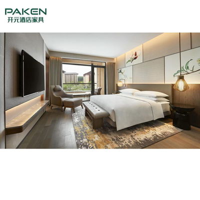 最高の純木のホテル様式の寝室の家具