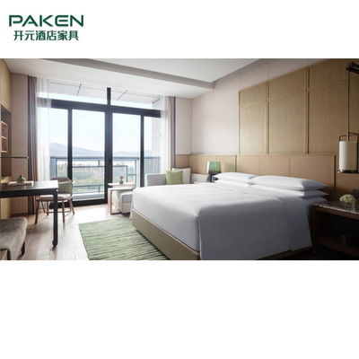 ホテルのPakenのメラミン純木の寝室セット