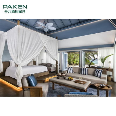Custom Made Interior Bedroom Veneer Villa Furniture