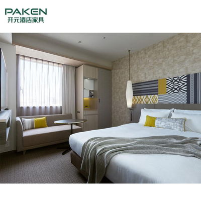 ISO14001灰色1800mmのベッドの基盤	現代ホテルの家具