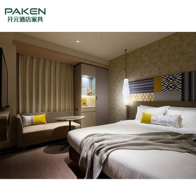ISO14001灰色1800mmのベッドの基盤	現代ホテルの家具