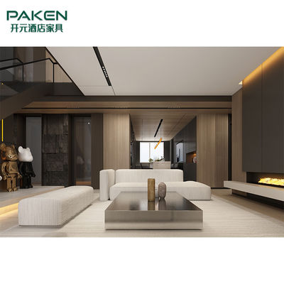 現代別荘の家具の居間Furniture&amp;Conciseおよび現代様式をカスタマイズしなさい