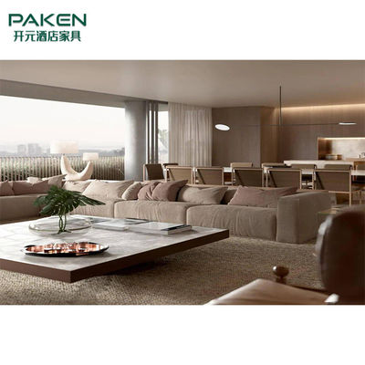 現代別荘の家具の居間Furniture&amp;Conciseをおよび暖かいカスタマイズしなさい