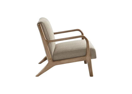 単一のソファーの旧式なホテルの家具木肘掛け椅子を緩めるシンプルな設計