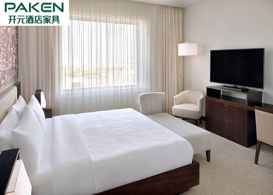 Room Walnut Veneer FurnitureオマーンJW Marriotマスカットのホテル王は大きいスペース経済的な設計を置く