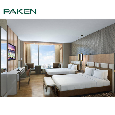 フォーシャンの顧客用現代最高のホテルのプロジェクト部屋の寝室続きは家具セットを修理した